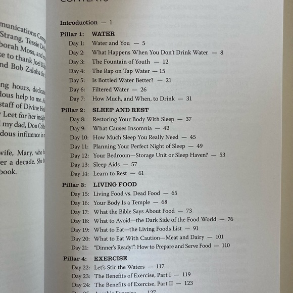 The Seven Pillars of Health Book - Picture 3 of 4